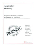  3M Respirator Training Certification