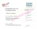  SSPC Fundamentals of Protective Coatings - Certificate of Completion